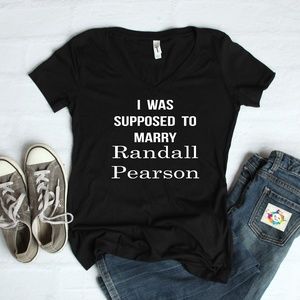 This Is Us Randall Pearson women's vneck shirt